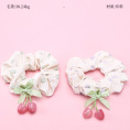 Small product photo - Boxed Fresh Cherry Large Scrunchie. Option #1