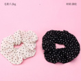 Small product photo - Korean Mesh Polka Dot Scrunchie. Option #1