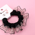 Small product photo - Boxed Single Leopard Mesh Beaded Scrunchie. Option #3
