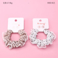 Small product photo - Boxed Single Polka Dot Fabric Hair Tie. Option #1