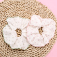 Small product photo - Shell Edge Floral Scrunchie. Option #2
