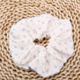 Small product photo - Shell Edge Floral Scrunchie. Option #3