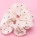 Small product photo - French Polka Dot Print Scrunchie. Option #3