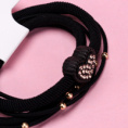 Small product photo - Rhinestone 3-Pack Hair Tie Set. Option #2