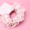 Small product photo - Basket 2-Pack Lace Trim Scrunchie. Option #2