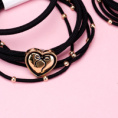 Small product photo - Korean Heart 3-Pack Hair Tie Set. Option #2