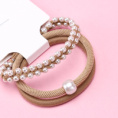 Small product photo - New 3-Pack Pearl Braid Hair Tie Set. Option #2