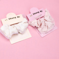 Small product photo - Boxed Spring Color Beaded Mesh Scrunchie. Option #2
