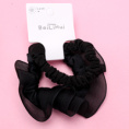 Small product photo - Basket Solid Color Mesh Scrunchie (1+1). Option #2
