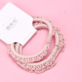 Small product photo - 3-Pack Colorful Ruffle Hair Tie. Option #2