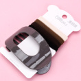 Small product photo - Milk Tea Color Large Duck Clip Hair Tie Set (1+4). Option #2