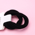 Small product photo - Boxed 2-Pack High-Stretch Hair Tie (Black). Option #2