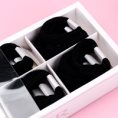 Small product photo - Boxed 2-Pack High-Stretch Hair Tie (Black). Option #3