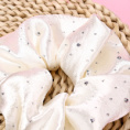 Small product photo - KoreanGypsophilaSatinScrunchie / 韩式满天星缎面大肠圈. Option #3