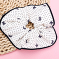 Small product photo - BoxedBlack系PrintedOverlock-edgedScrunchie / 盒装黑色系印花拷边大肠圈. Option #3