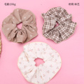 Small product photo - BoxedCoffee ColorOverlock-edgedScrunchie / 盒装咖色系拷边大肠圈. Option #1