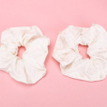 Small product photo - ColorfulPolka DotBeaded边Scrunchie / 彩色波点钉珠边大肠圈. Option #3