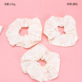 Small product photo - ColorfulPolka DotBeaded边Scrunchie / 彩色波点钉珠边大肠圈. Option #1