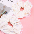 Small product photo - CartoonLaceBeadedScrunchie / 卡通花边钉珠大肠圈. Option #2