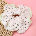 Small product photo - ColorfulPolka Dot加边Scrunchie / 彩色波点加边大肠圈. Option #3