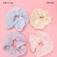 Small product photo - ChiffonEmbroideredScrunchie / 雪纺刺绣大肠圈. Option #1