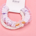 Small product photo - BoxedCartoonAccessoryChiffon-edgedMini Scrunchie (1+1 Set) / 盒装卡通配件纱边小肠圈（1+1）. Option #3
