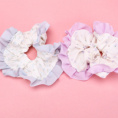 Small product photo - PrintedLaceScrunchie / 印花花边大肠圈. Option #3