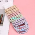 Small product photo - 3pcsColorfulRibbedHair Tie / 三根彩色螺纹皮筋. Option #3