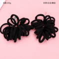Small product photo - 20pcsBlack棉Hair Tie / 20根黑色棉皮筋. Option #1