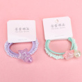 Small product photo - Cartoon吊珠AccessoryHair TieSet (1+1 Set) / 卡通吊珠配件皮筋组合（1+1）. Option #2