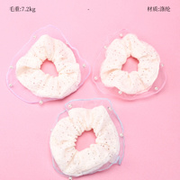 Product photo - Mesh Edge Beaded Hollow Scrunchie