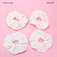 Product photo - Shell Edge Floral Scrunchie