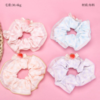 Product photo - Boxed Mesh Trim Strawberry Scrunchie