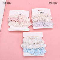 Product photo - Boxed3pcsFreshPrinted肠圈 / 盒装三根清新印花肠圈