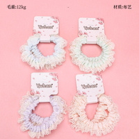 Product photo - Basket PackLaceLaceMini Scrunchie (2pcs) / 篮子装蕾丝花边小肠圈（2根）