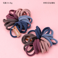 Product photo - 20pcs深Colorful棉Hair Tie / 20根深彩色棉皮筋