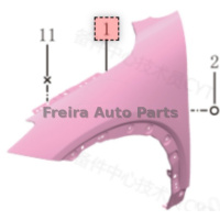Product photo - Left Front Fender Original with Logo for Geely Starship 7 6608138012C15