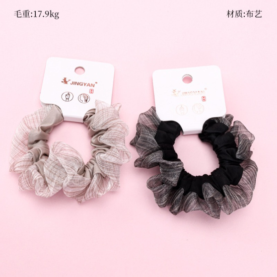 Large product photo - Boxed Shimmery Thread Lace Scrunchie, 000000066. Option #1