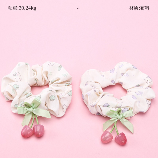 Large product photo - Boxed Fresh Cherry Large Scrunchie, 000000072. Option #1