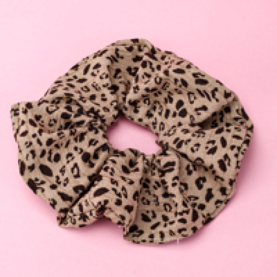 Large product photo - New Simple Leopard Print Scrunchie, 000000084. Option #3