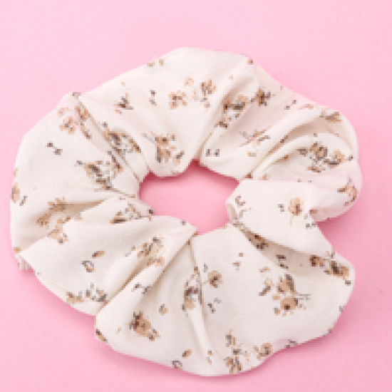 Large product photo - New French Floral Scrunchie, 000000088. Option #3