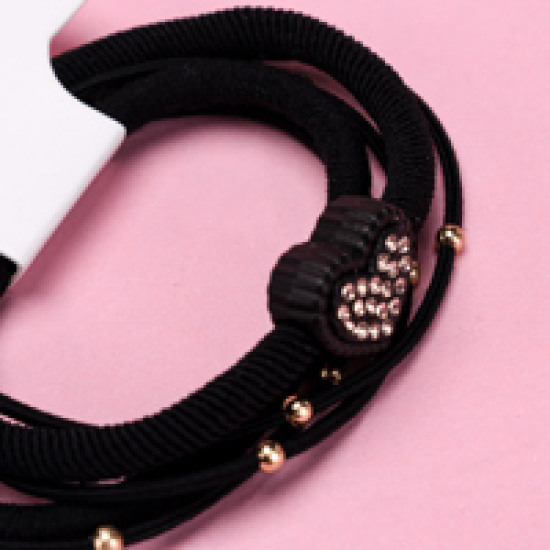 Large product photo - Rhinestone 3-Pack Hair Tie Set, 000000111. Option #2