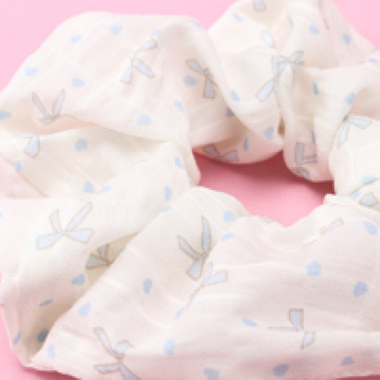 Large product photo - Boxed Fresh Print Strawberry Scrunchie, 000000115. Option #2