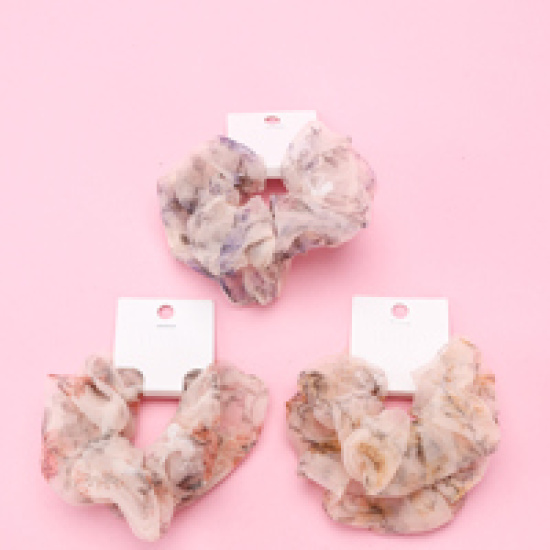 Large product photo - Boxed 2-Pack Ousha Print Scrunchie, 000000120. Option #2