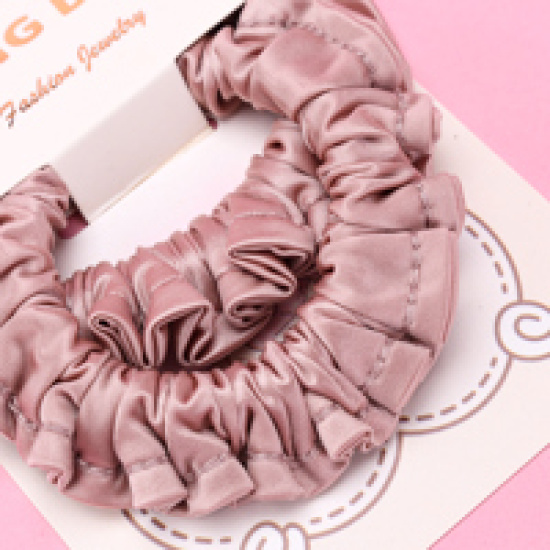 Large product photo - Boxed 2-Pack Simple Satin Scrunchie, 000000123. Option #3