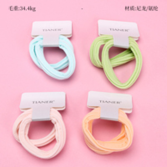 Large product photo - Boxed 2-Pack High-Stretch Hair Tie (Colorful), 000000146. Option #1