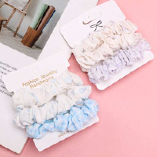 Large product photo - Boxed3pcsFreshPrinted肠圈 / 盒装三根清新印花肠圈, 000000171. Option #2