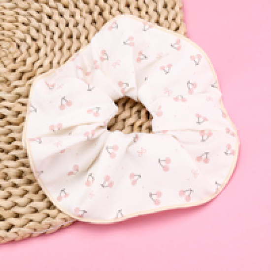 Large product photo - BoxedCoffee ColorOverlock-edgedScrunchie / 盒装咖色系拷边大肠圈, 000000175. Option #2