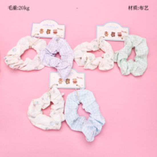 Large product photo - Boxed2pcsHanging CardScrunchie / 盒装两根吊卡大肠圈, 000000176. Option #1