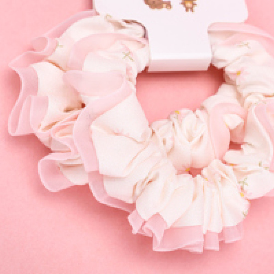 Large product photo - Basket PackFreshLaceMini Scrunchie (2pcs) / 篮子装清新花边小肠圈（2根）, 000000194. Option #3